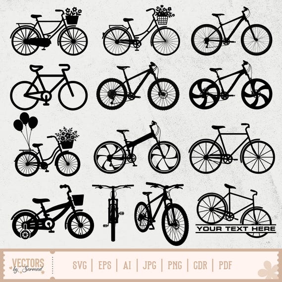 Bicycle SVG, Bicycle Clipart, Bicycle Png, Vintage Bicycle, Bicycle Vector, Bicycle Silhouette, Bicycle Printable, Old Time Bicycle Svg