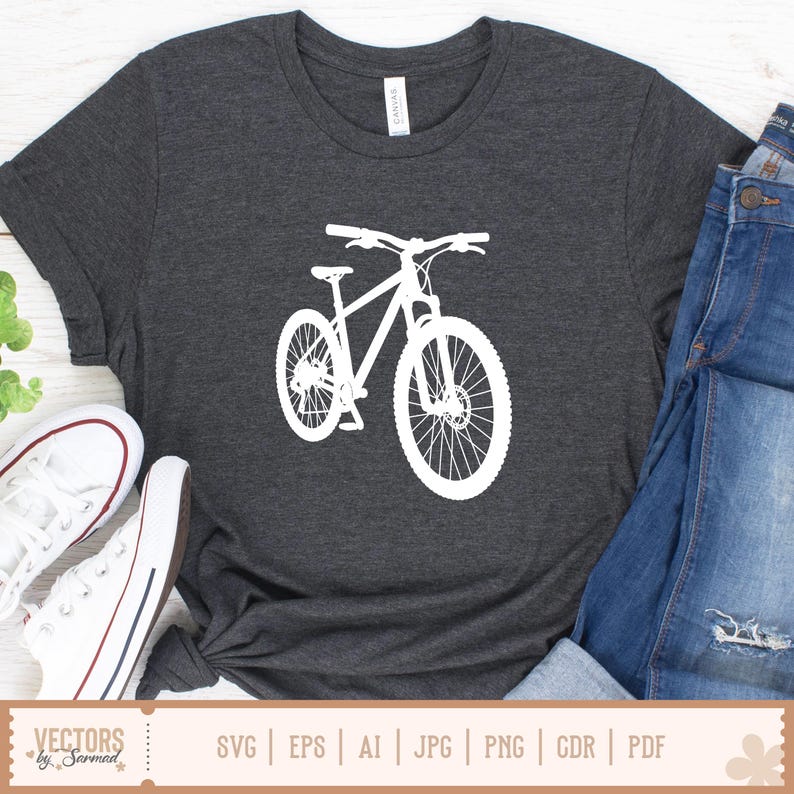 Cykel SVG, cykel clipart, cykel png, vintage cykel, cykelvektor, cykelsilhuett, utskrivbar cykel, gammaldags cykel svg bild 7
