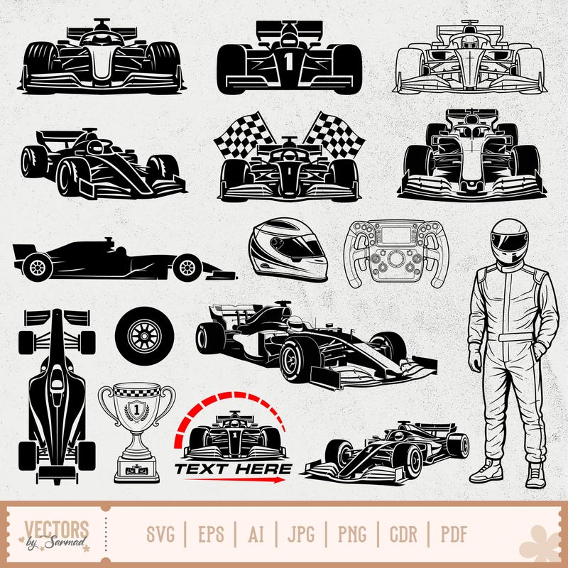 Formula 1 Car Art Print - Etsy