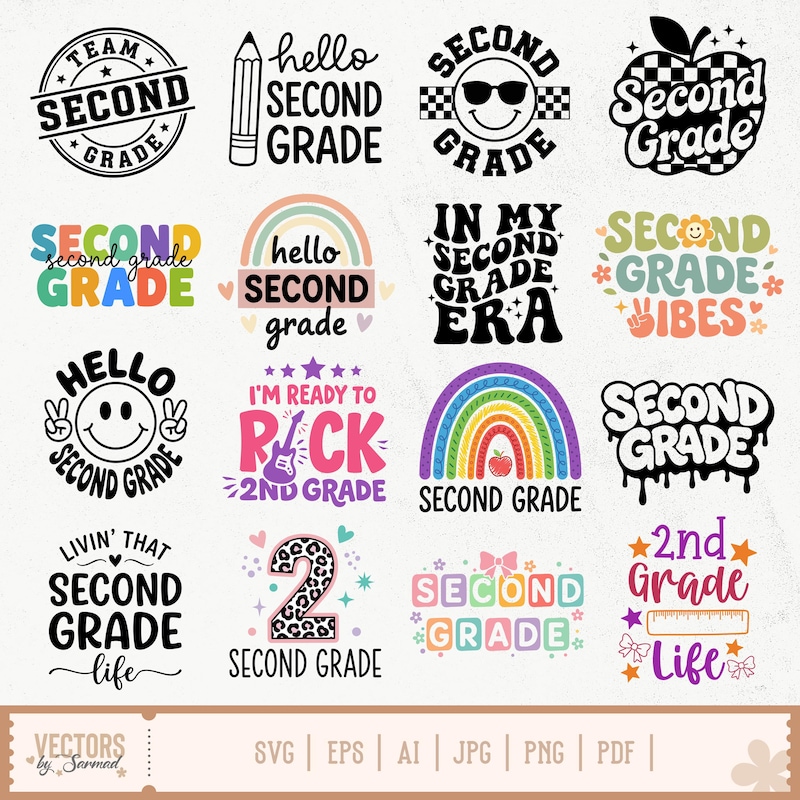 Grade 2 Vibes - Etsy