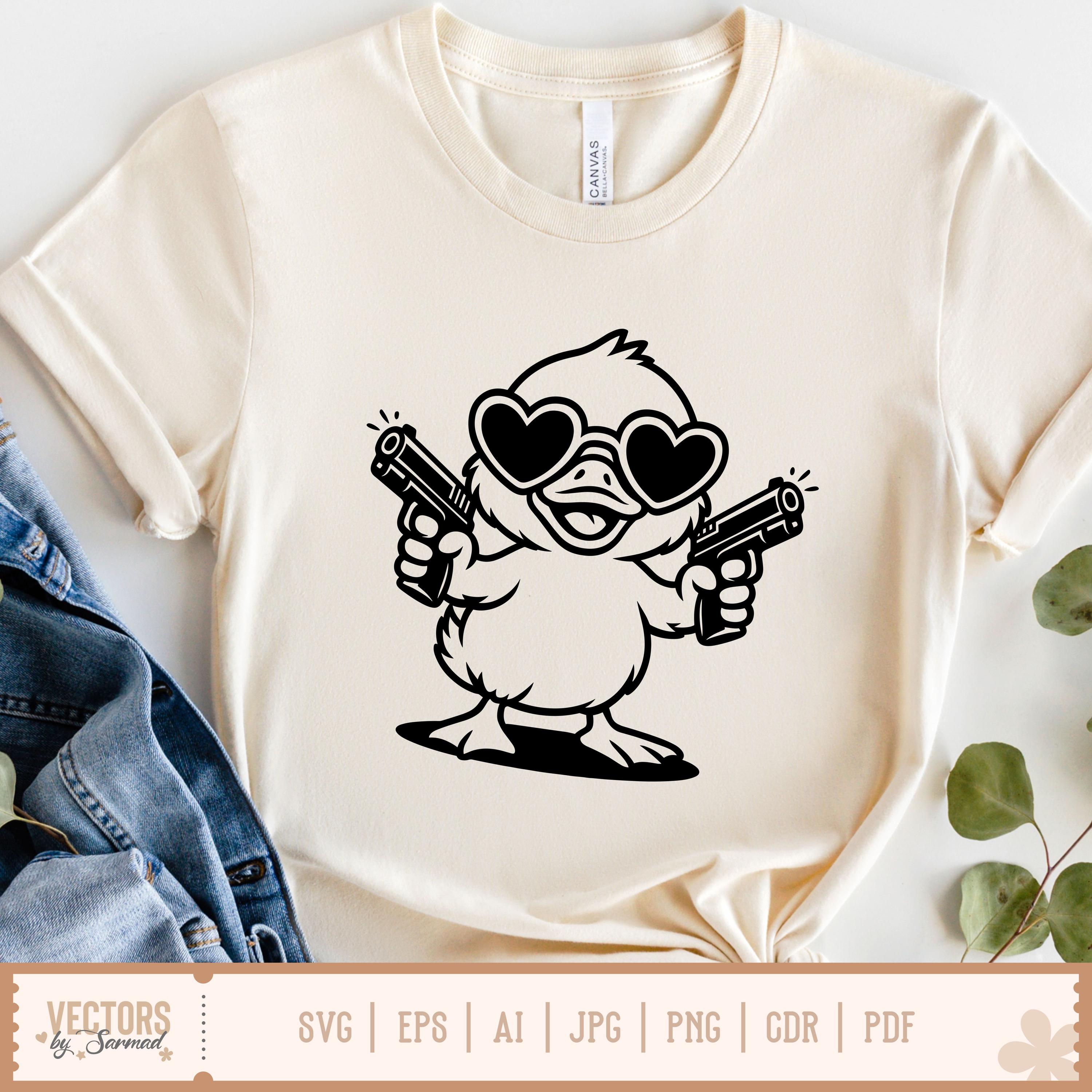 Duck With Sunglasses Bundle SVG, Peeking Duck SVG, Duck Dancing Svg ...