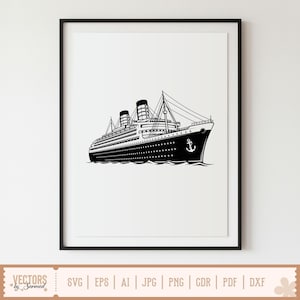 Kryssningsfartyg SVG, Kryssningsfartygspaket SVG, Kryssnings-SVG, Kryssningssemester-svg, Yacht-svg, Båt-svg, Familjekryssning-svg, Kryssningsfartygsclipart bild 5