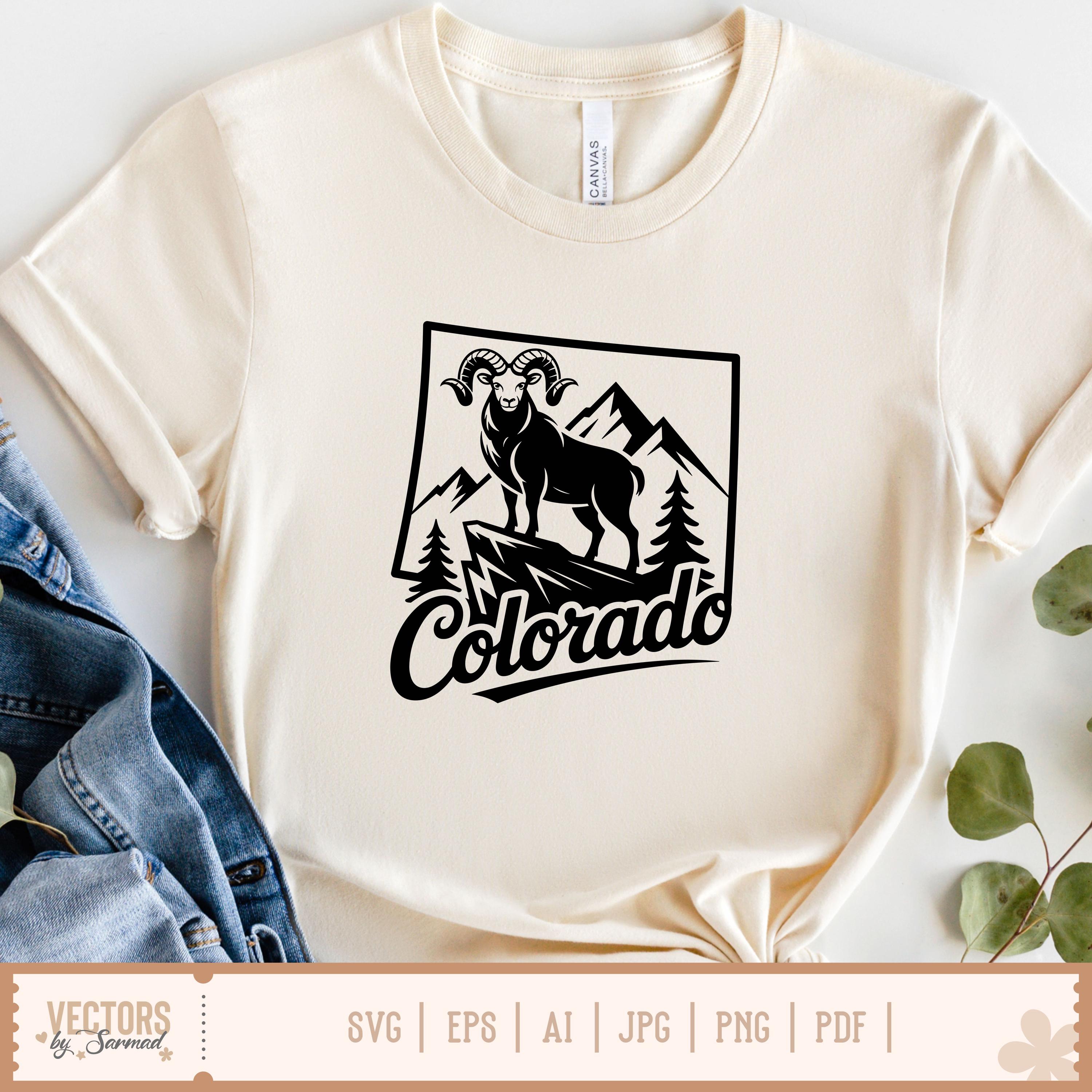 Colorado SVG Bundle, Colorado Outline SVG, Colorado Silhouette ...