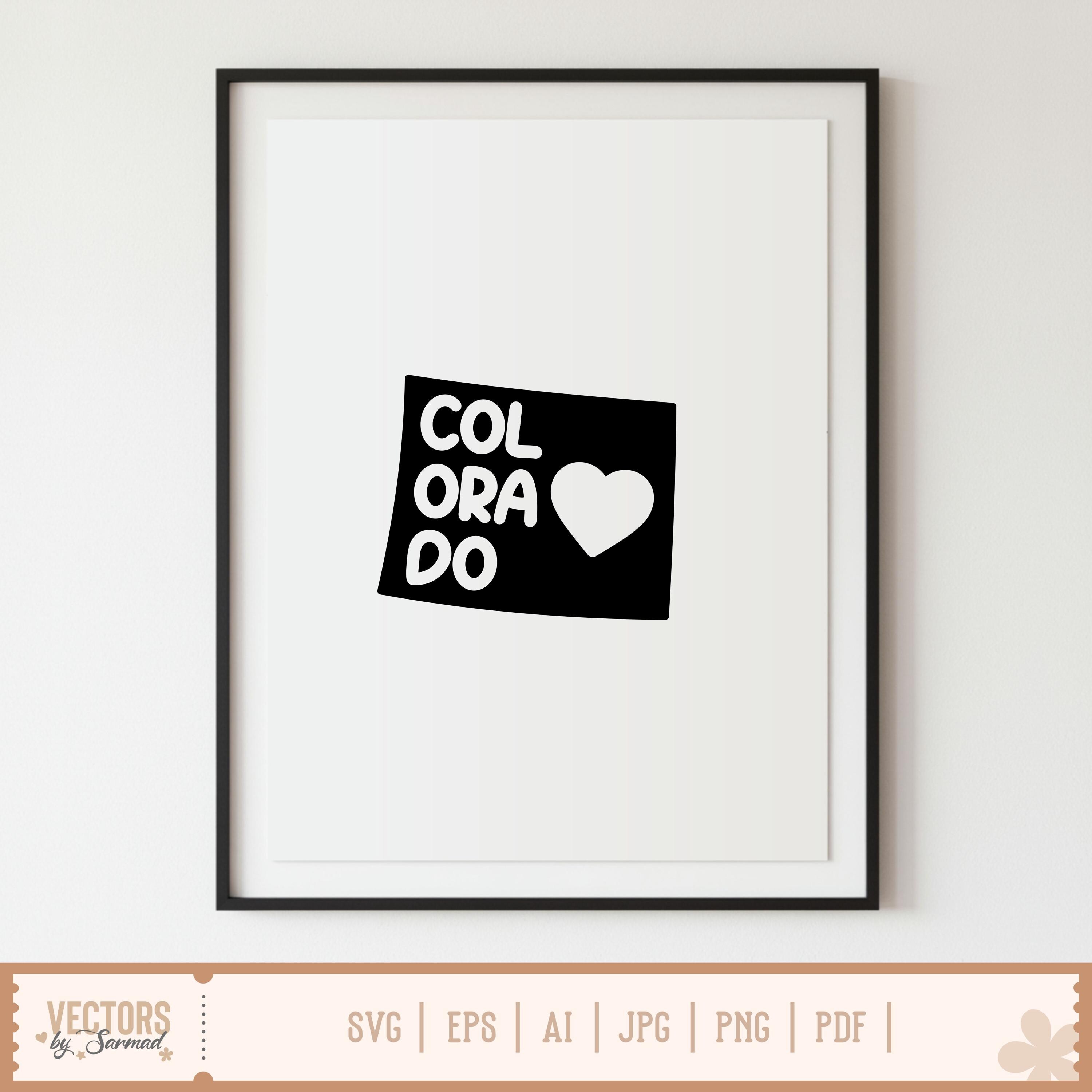 Colorado SVG Bundle, Colorado Outline SVG, Colorado Silhouette ...