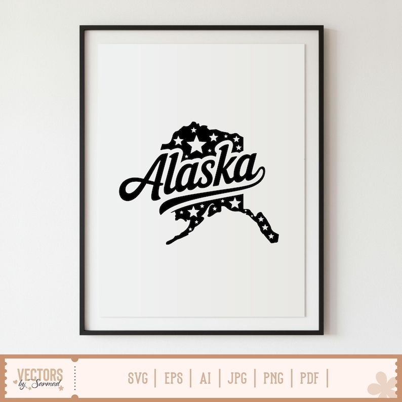 Alaska SVG Bundle, Alaska Outline SVG, Alaska Bear SVG, Alaska ...