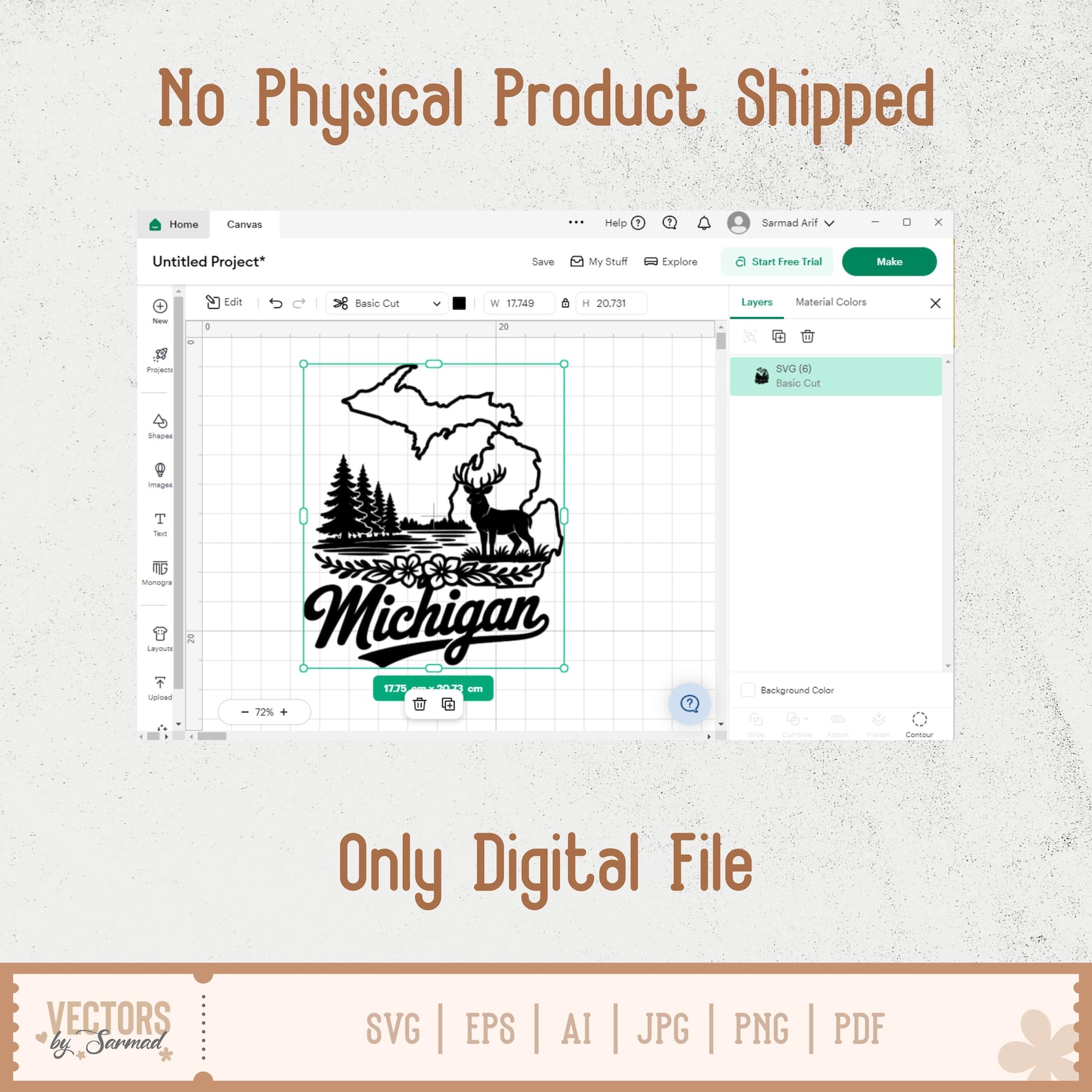 Michigan SVG Bundle, Michigan Silhouette, Michigan Outline Svg ...