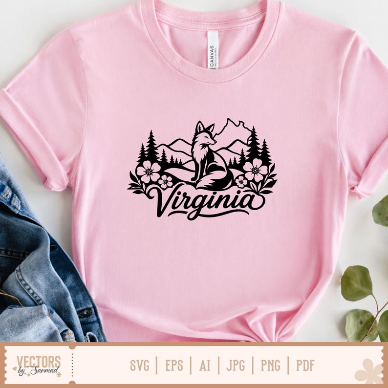 Virginia SVG Bundle, Virginia Outline, Virginia Silhouette, Virginia ...