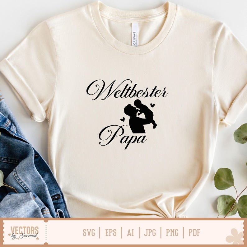 German Papa SVG Bundle, German Dad, Deutsche Plotterdatei Papa, Vatertag Svg, Vatertagsgeschenk, Deutsche Sprüche Svg, Laserdatei Papa image 2