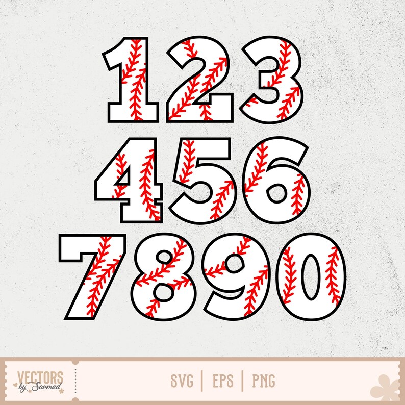 Baseball Font Svg, Baseball Font Alphabet Number Letters SVG, Baseball ...
