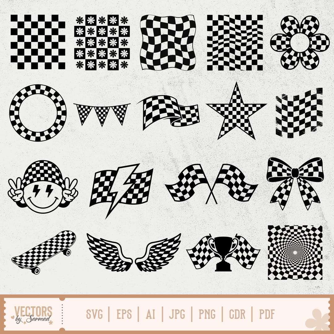 Checkers Svg, Checkered SVG, Checker Pattern SVG, Checkered Circle Svg ...