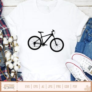 Cykel SVG, cykel clipart, cykel png, vintage cykel, cykelvektor, cykelsilhuett, utskrivbar cykel, gammaldags cykel svg bild 3