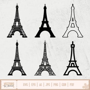 Eiffel Tower SVG, Paris Eiffel Tower SVG, Paris SVG, Eiffel Tower Svg Bundle, Eiffel Tower Clipart, Eiffel Tower Cut File for Cricut
