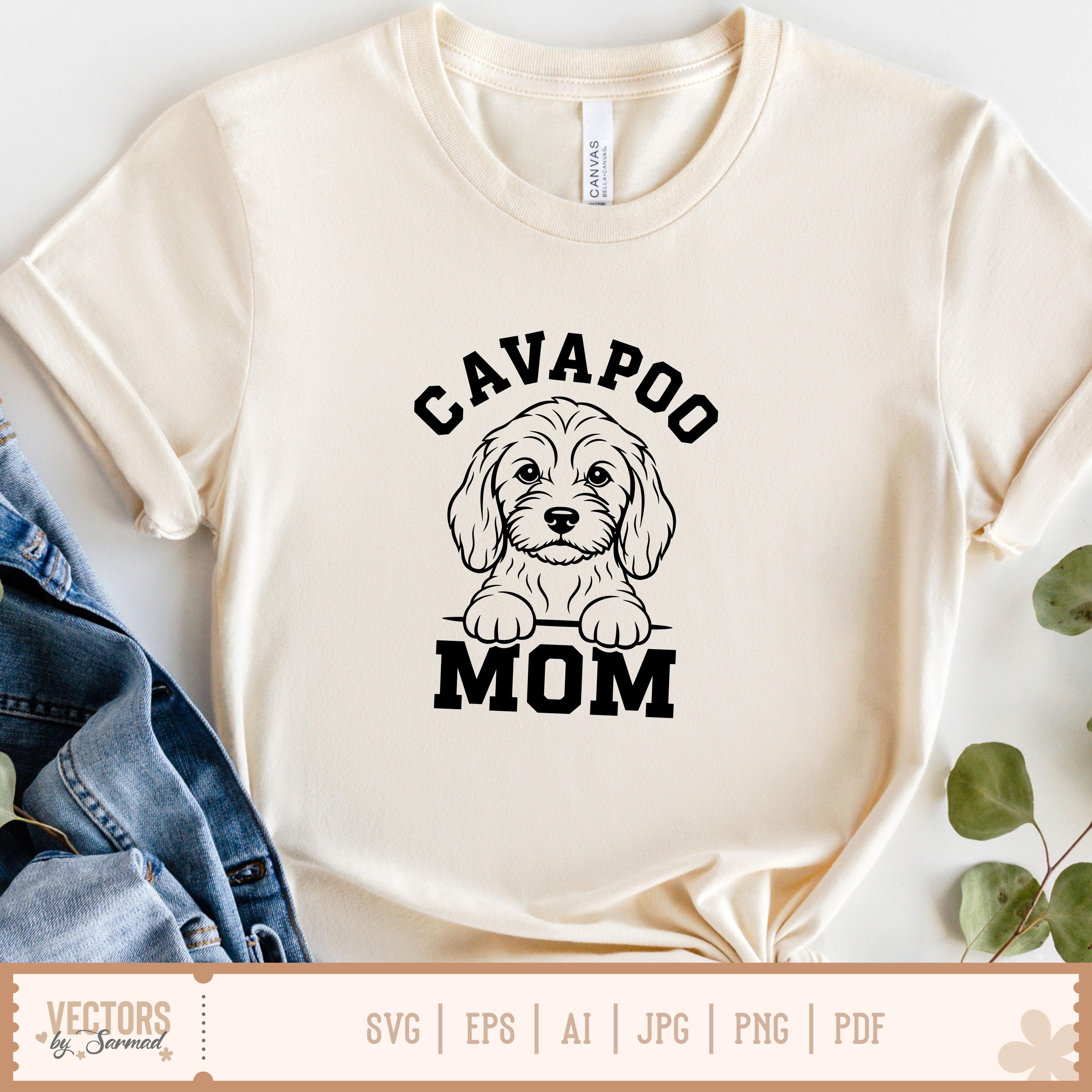 Cavapoo SVG Bundle, Cavapoo Dog SVG, Peeking Cavapoo Svg, Cavapoo Line ...