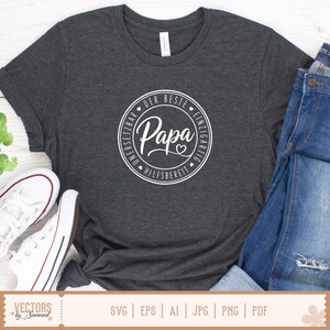 German Papa SVG Bundle, German Dad, Deutsche Plotterdatei Papa, Vatertag Svg, Vatertagsgeschenk, Deutsche Sprüche Svg, Laserdatei Papa image 17
