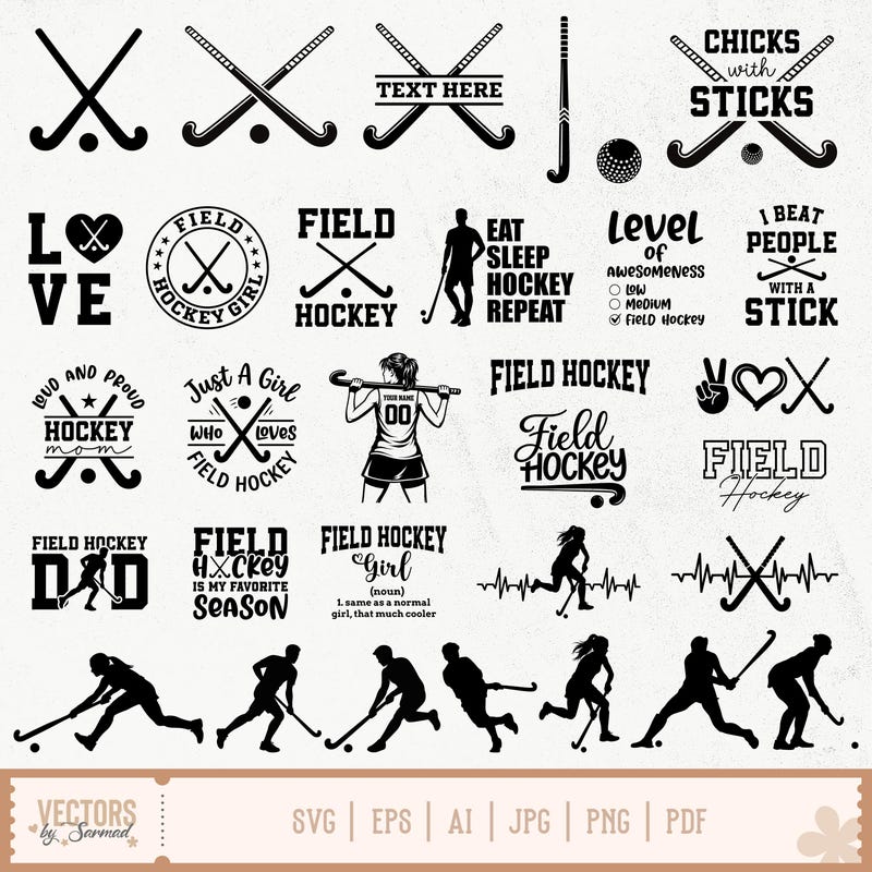 Field Hockey Decor Party - Etsy UK
