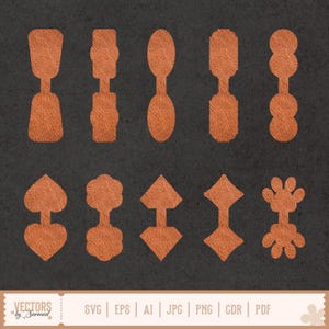 Leather Keychain Key Fob cutting Template SVG, Leather Keychain Pattern With Sewing Stiches - Laser Cut File Cricut