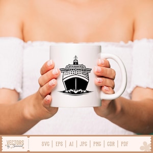 Kryssningsfartyg SVG, Kryssningsfartygspaket SVG, Kryssnings-SVG, Kryssningssemester-svg, Yacht-svg, Båt-svg, Familjekryssning-svg, Kryssningsfartygsclipart bild 7