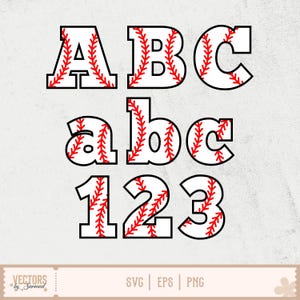 Baseball Font Svg, Baseball Font Alphabet Number Letters SVG, Baseball Font, Baseball Font PNG, Sports Font Svg - Cricut Cut File