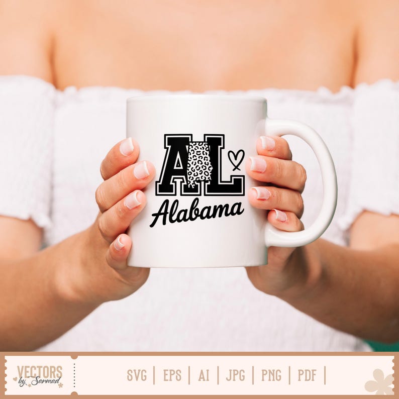 Alabama Svg Bundle, Alabama Outline SVG, Alabama Silhouette, Alabama ...