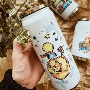 The Little Prince, Tumbler, Camp Mug. Camp Mug, camping mug, Camper Mug, Outdoor Mug, Metal Mug,