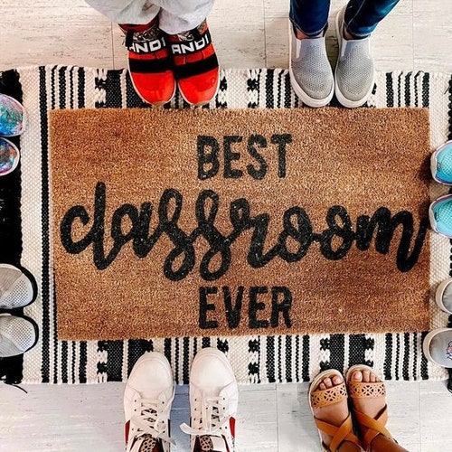 Best Classroom Ever Doormat Cute Teacher Themed Doormat Etsy