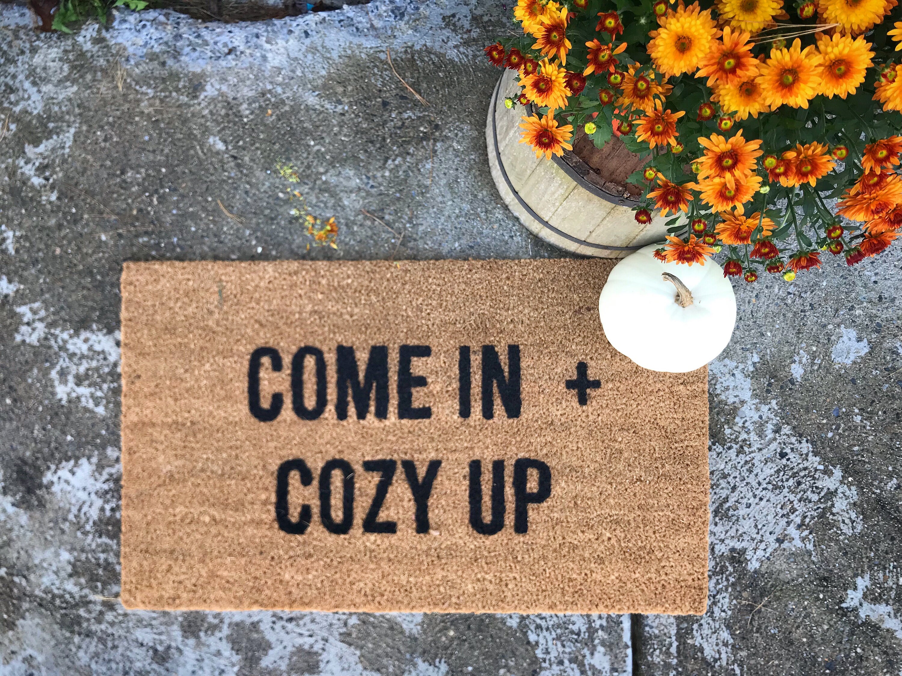 Cozy Up Doormat Come In