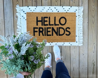 Hello friends doormat