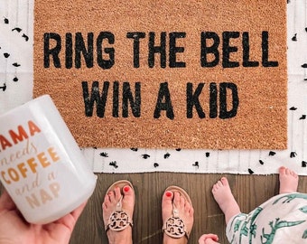 Ring the bell, win a kid doormat