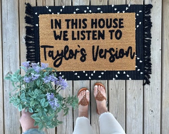 Taylor’s version doormat, taylor swift gift, taylor swift, eras tour, swiftie gift