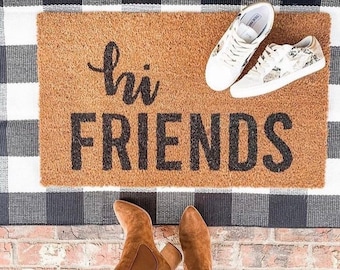 Hi Friends Doormat