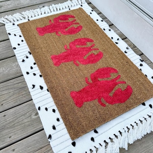 Lobster doormat, summer doormat, trendy doormat