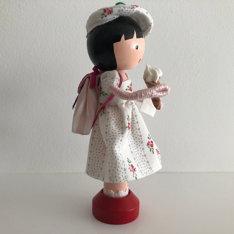 Heloise is a Small Wooden Doll Made by Marydollpins Handmade Etsy UK