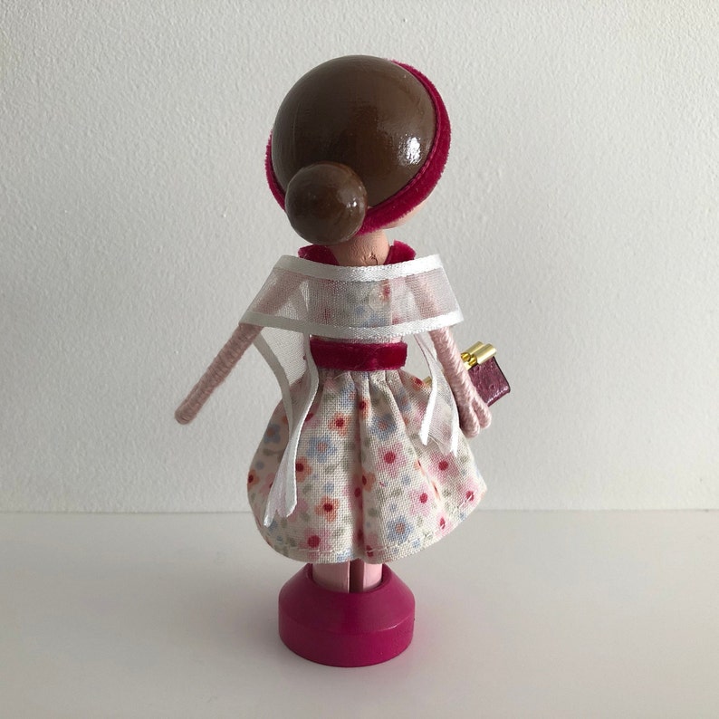 Small Wooden Doll Made by Marydollpins Handmade Peg Dolls Etsy