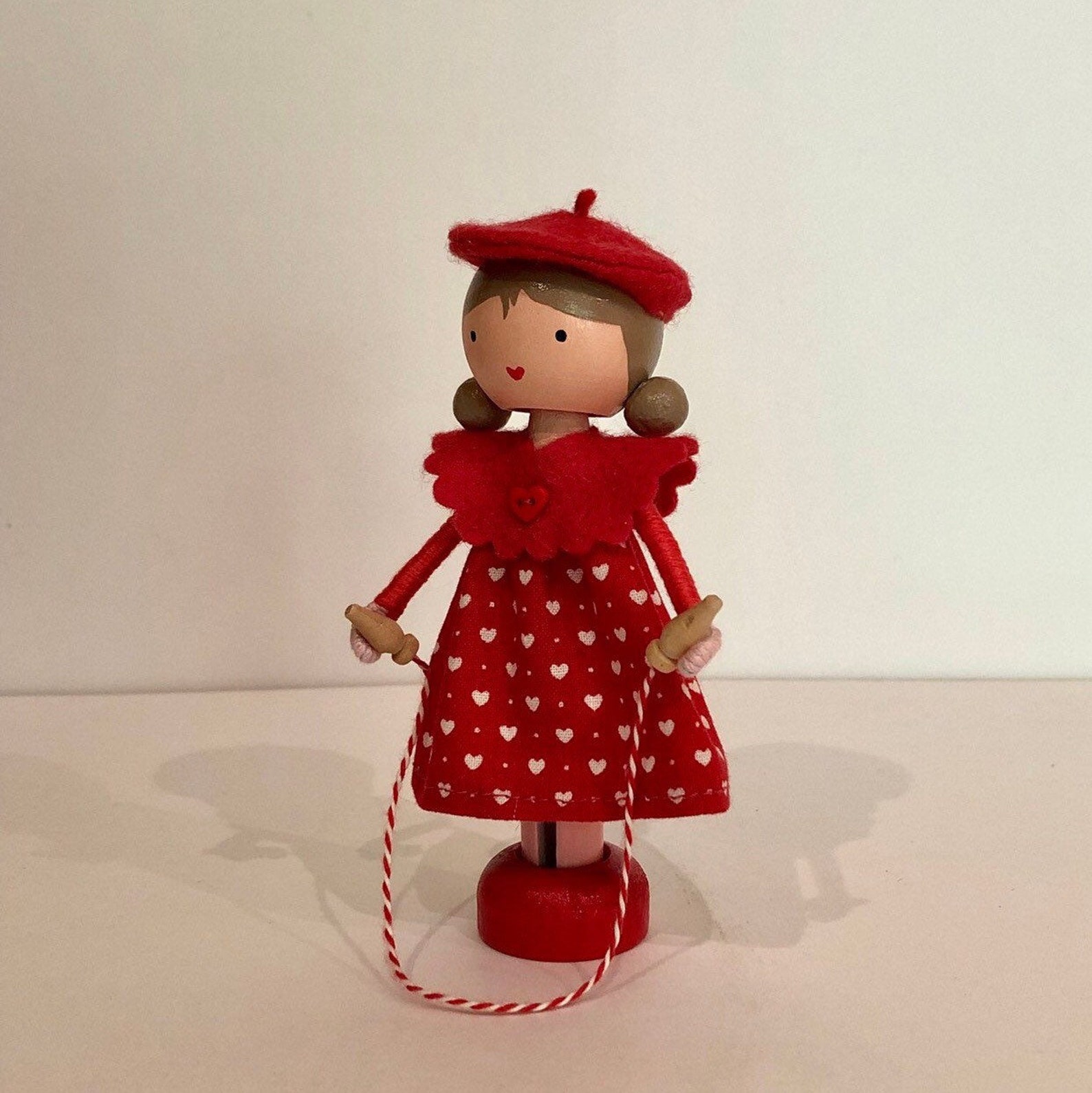 Small Wooden Doll by Marydollpins Handmade Peg Dolls Etsy