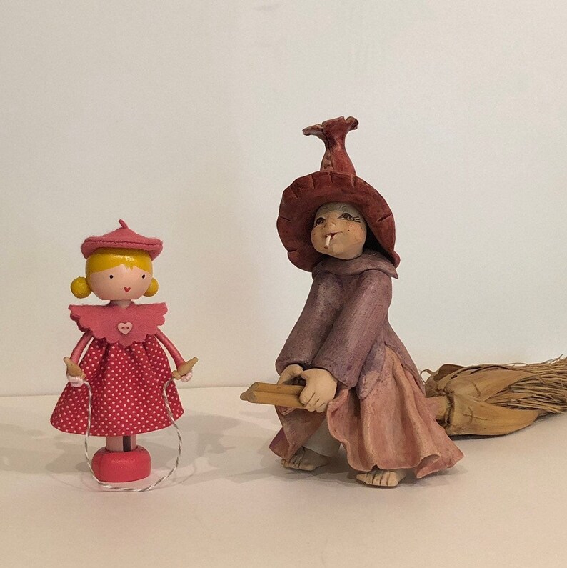 Small Wooden Doll by Marydollpins Handmade Peg Dolls Etsy