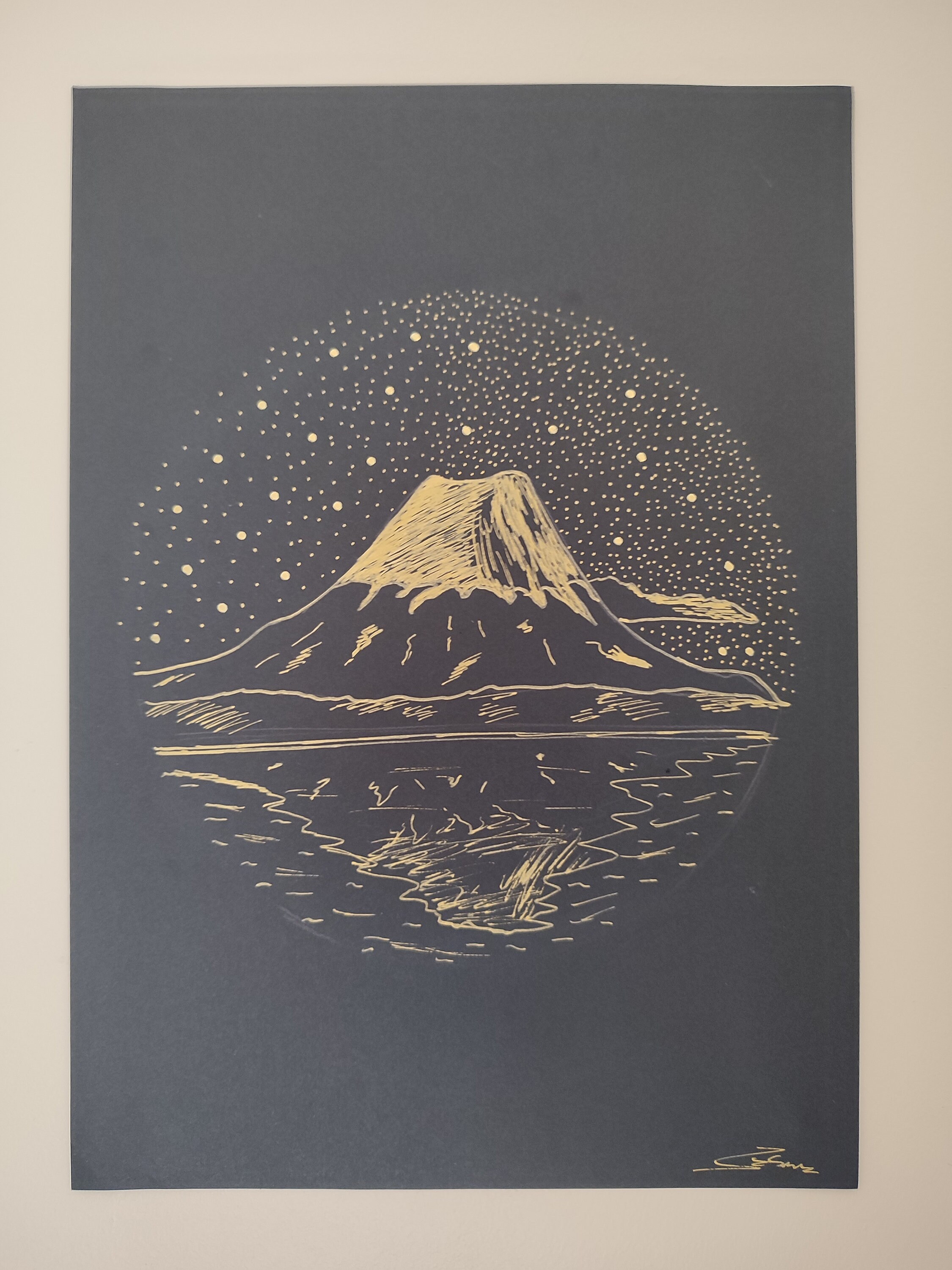 Dessin Mont Fuji