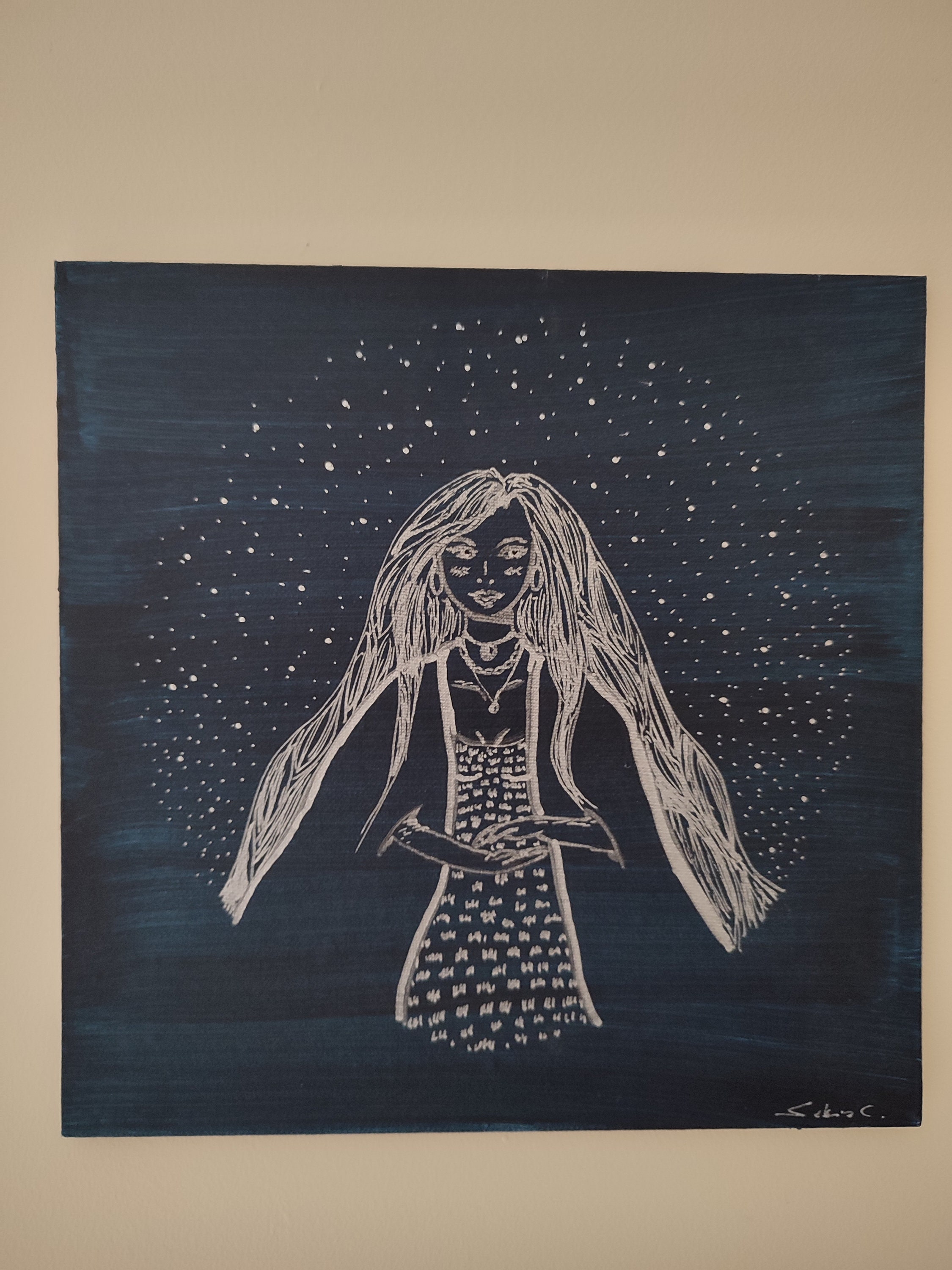 Tabkeau Peinture Femme Celeste