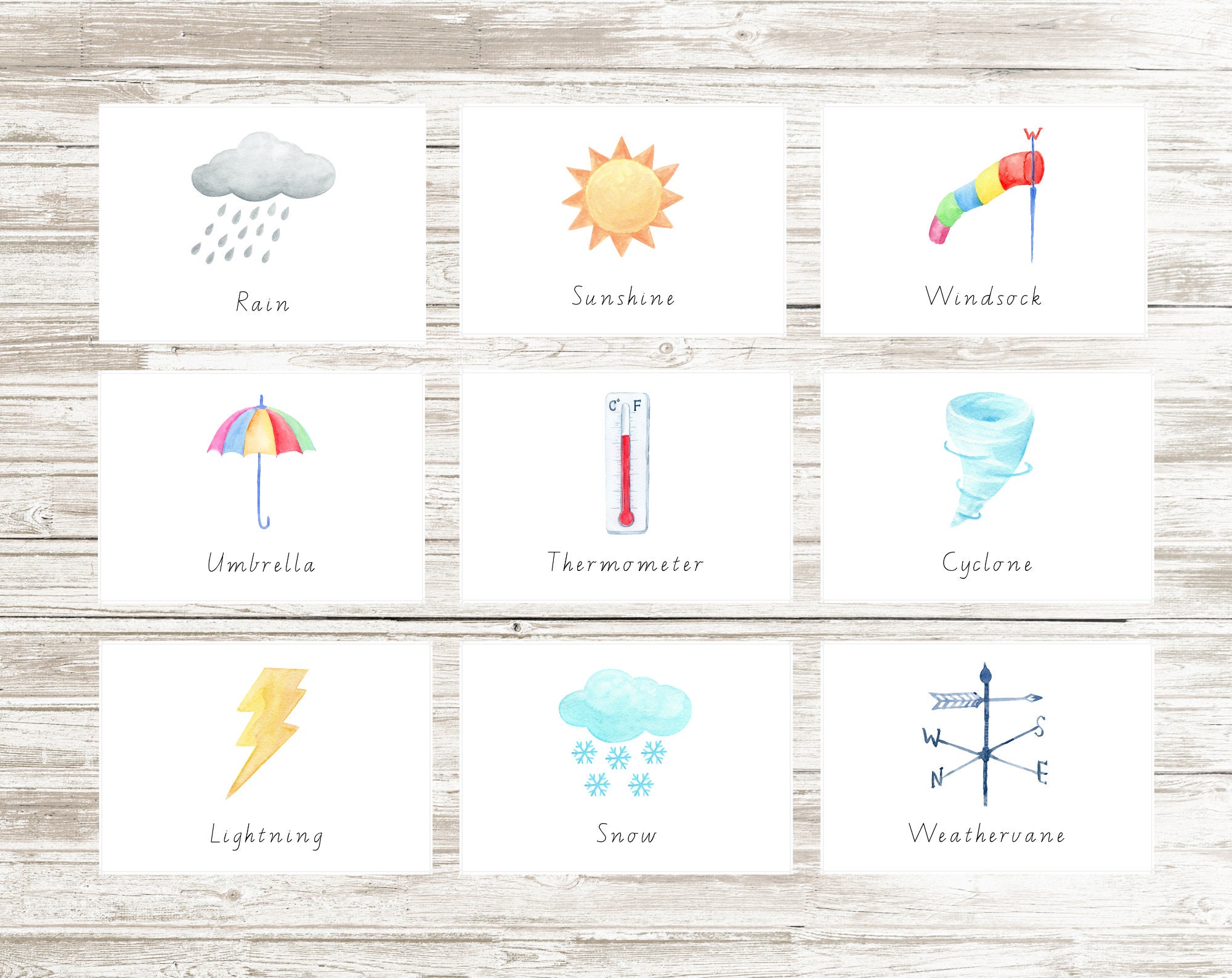 Wetter druckbare Kinder Aktivität Pack Etsy