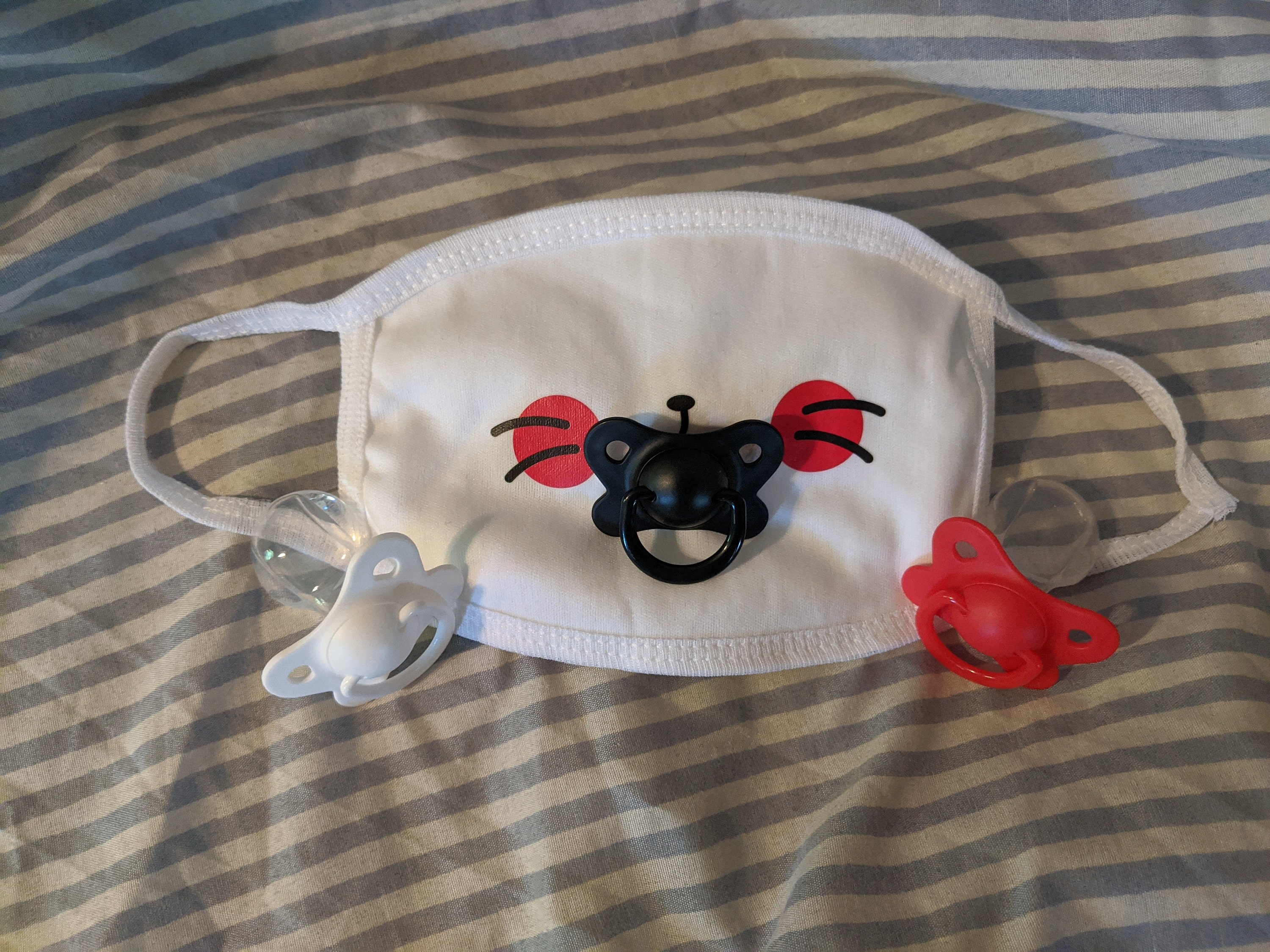 Kawaii Mask ABDL Pacifier Mask DDLG Mask Little Space Mask Etsy