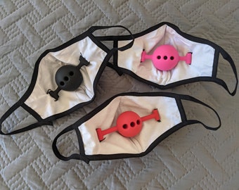 Ball Gag Mask  Etsy