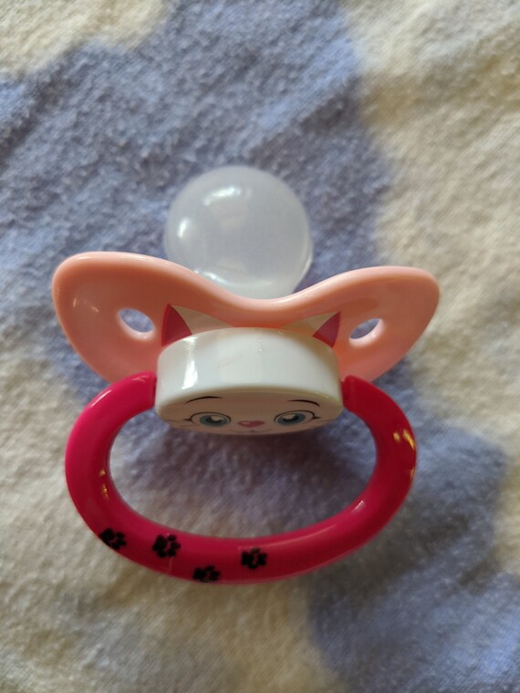 Kitten Adult Pacifier Paw Print Pacifier abdl Pacifier ddlg