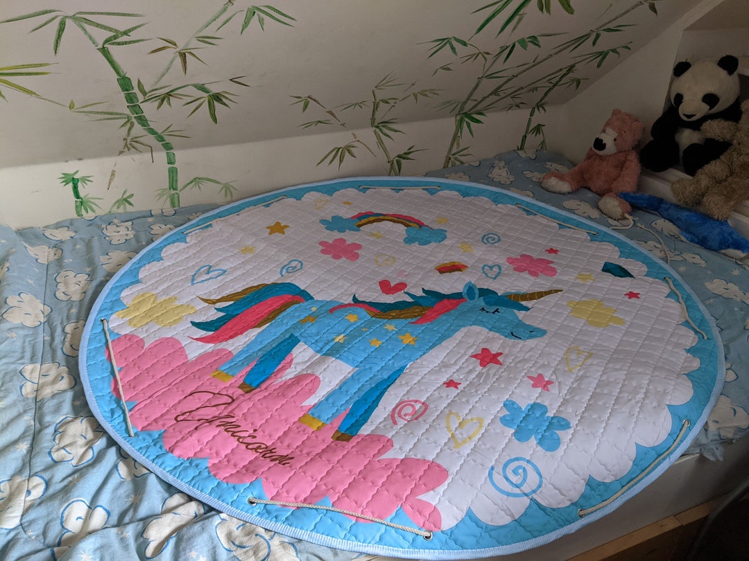 ABDL Little Space Play Mat, Adult Baby Play Mat, Unicorn Play Mat