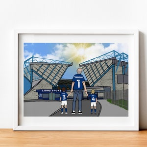 Personalised Millwall FC Art Print