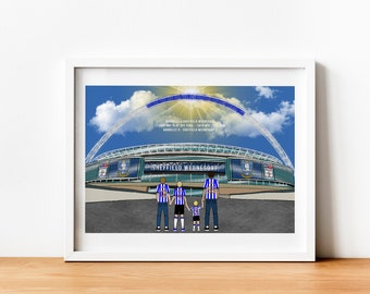 Personalised Sheffield Wednesday - Wembley League Cup Final print