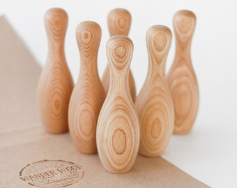 elc wooden skittles
