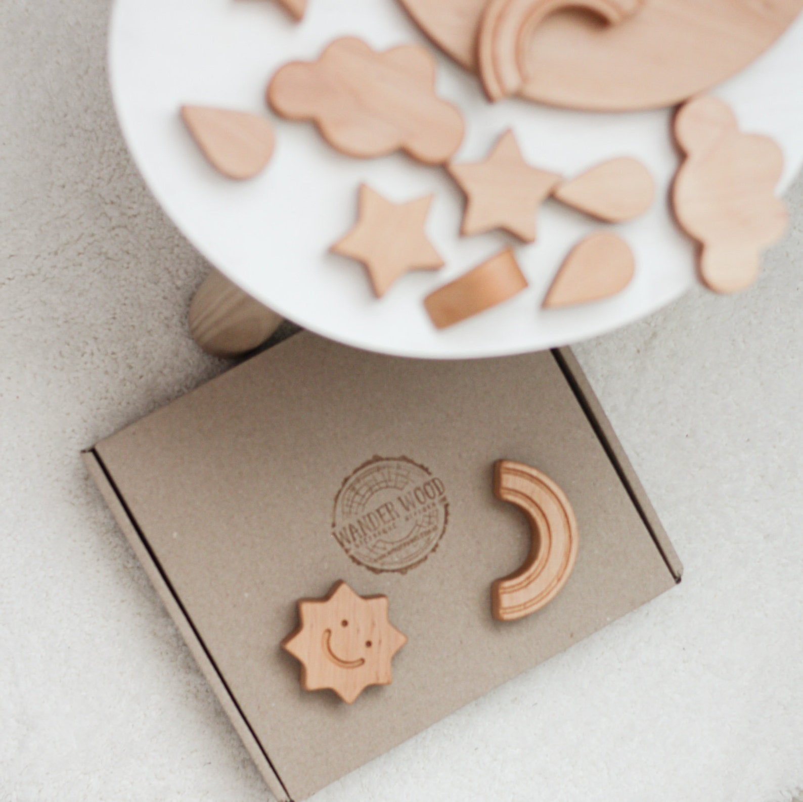 Wood Moon Balance Toy Wooden Balancing Toy 3 Year Old Girl Etsy