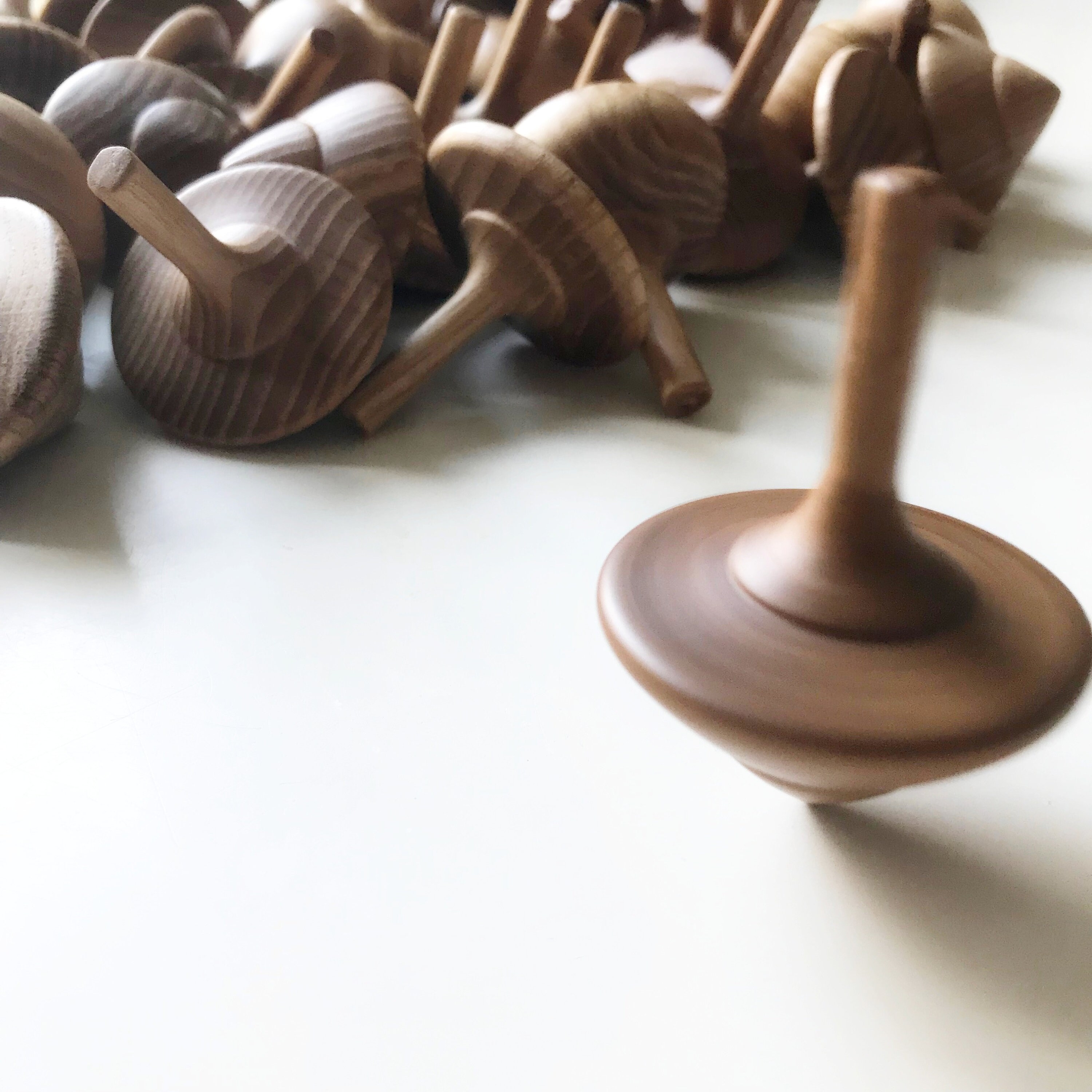 Wood spinning top Wooden spinning top Party bag idea Etsy