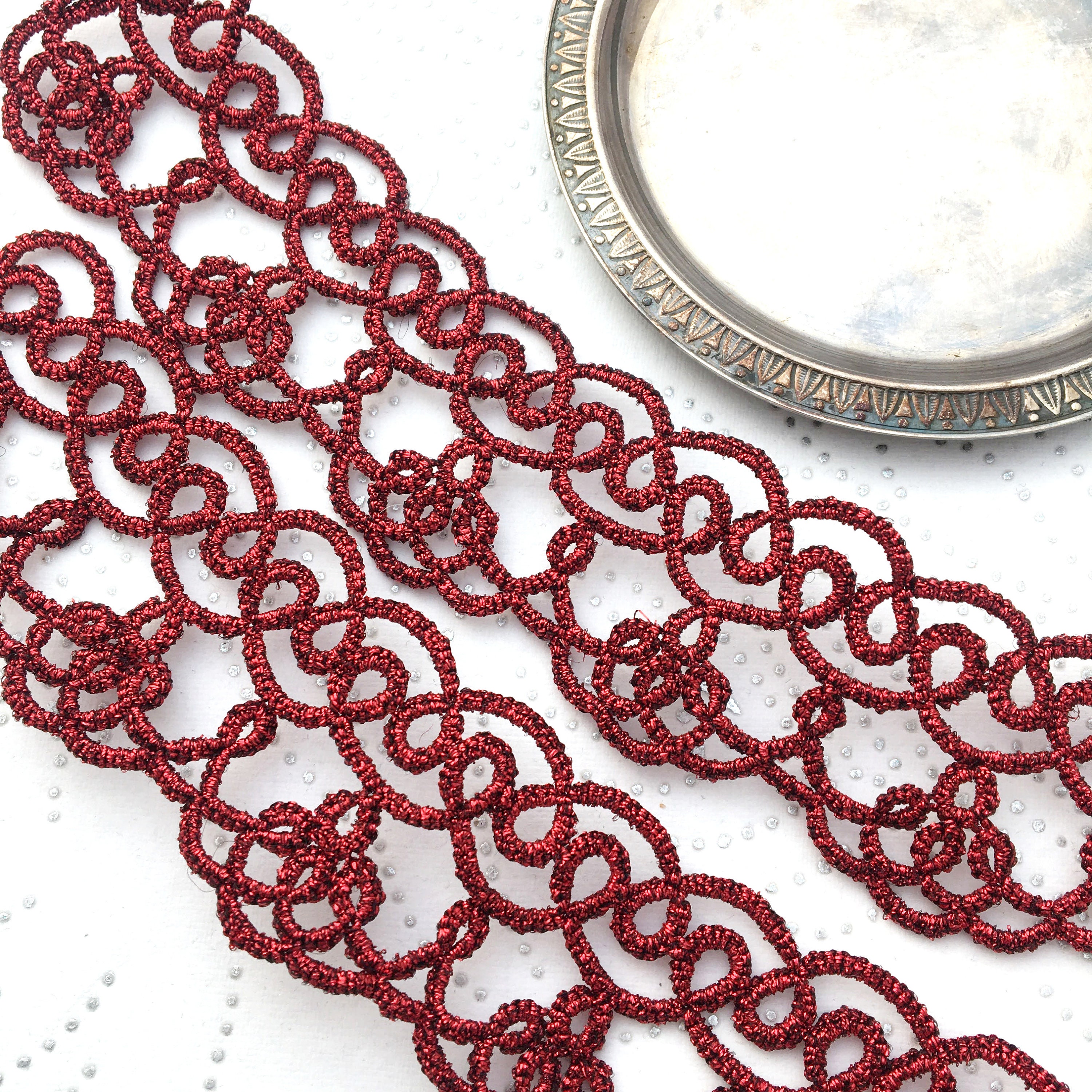 Tobilleras góticas victorianas rojo pulseras de pies de - Etsy España