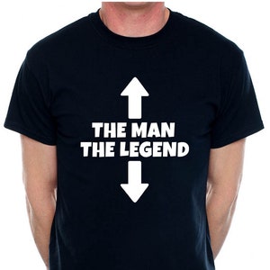 Print4u The Man The Legend Father&#39;s Day Mens Birthday Novelty Funny T-Shirt