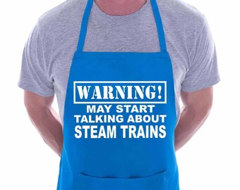 Warning May Talk About Motorbikes Fan Funny BBQ Novelty Cooking  Apron